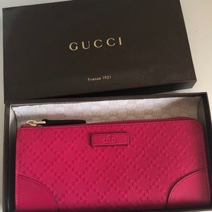 Pink wallet